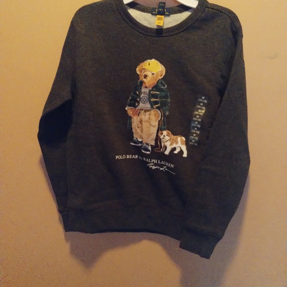 Polo by Ralph Lauren Boys Gray Sweater